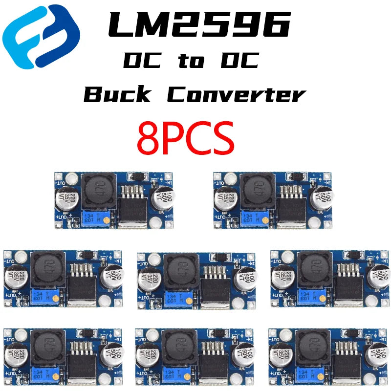 Adjustable Output LM2596S Step Down Module DC to DC Buck Converter Voltage Regulator Conversion Power Supply Module LM2596