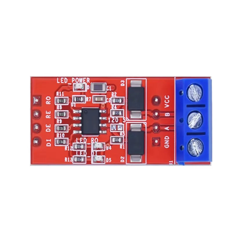 1pcs MAX3485 Module 3.3V 5V TTL to RS485 Module, Microcontroller Development Accessory with Overvoltage Protection