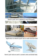Electric Linear Actuator 12V/24V DC Motor 400mm Stroke Linear Motion Controller 100/300/500/700/1000/1200/1500N