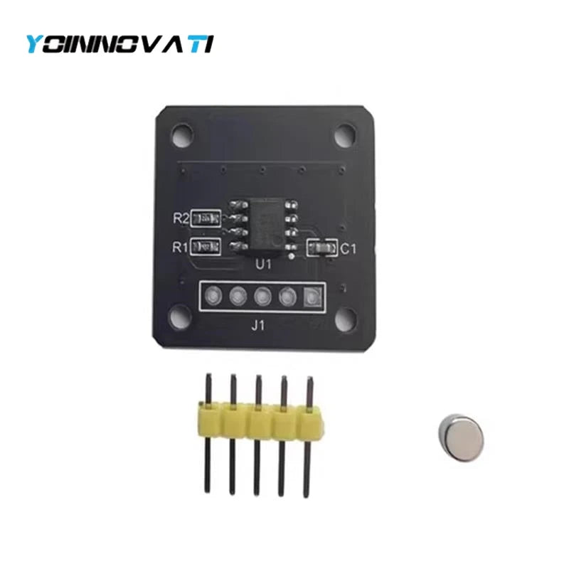 YT 1pcs MT6701 magnetic encoder magnetic induction angle measurement sensor module 14bit high precision instead of AS5600
