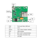SIM7000E Push Nano Side Way SIM Slot Core Board SIMCOM LPWA+GSM+NBIOT+CATM+B31 Module Breakout kit for Europe/Middle East/Africa