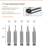 Handif 900M Soldering Iron Tips Lead-Free Pure Cooper Soldering Station Sting 900m Fit 936/937/938/969 Solder Station