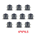 20/50/100pcs Push Button Switch 6*6*4.5/6*6*6.5 Tact Switch Tactile 6x6x4.5/6x6x6.5 SMD SMT Height Is 4.5mm 6.5mm