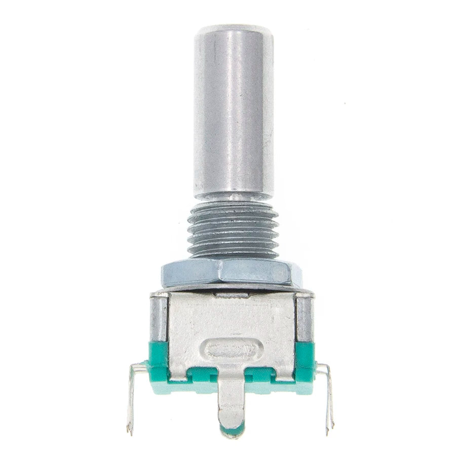 5pcs Rotary Encoder Code Switch EC11 Audio Digital Potentiometer With Switch 5Pin Handle Length 20mm
