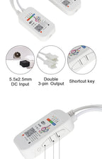 Tuya Wifi Pixel Controller for WS2811 WS2812B Addressable LED Strip Dream Color Light Wi-Fi Smart Dimmer Alexa Google Assistant