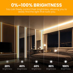 220V COB LED Strip Light With Switch/Dimmer Plug Super Bright 288LEDs/M IP65 3000K 4000K 6000K High Quality Indoor Outdoor Decor