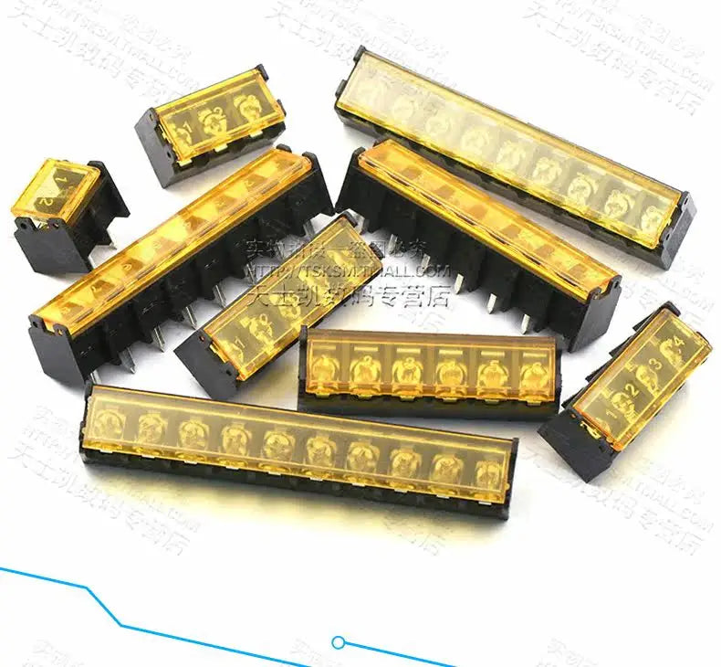 2pcs HB9500-2P 3P 4P 5P 6P 7P 8P 9P 10Pin PCB Screw Terminal Block Connector HB-9500 300V 30A Lid Barrier Terminal 9.5MM Pitch