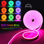 DC12V 1M 2M 3M 4M 5M RGB Neon LED Strip Ligts with Zigbee 3.0 Smart Wifi Controller Tuya Switch Home Decoration Silica Gel -EU