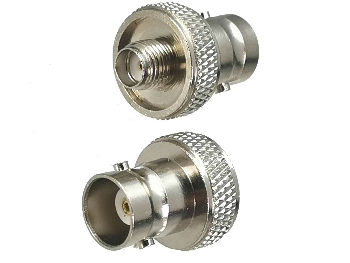 1pcs Connector Adapter SMA Female Jack to BNC Female Jack RF Coaxial Converter Straight New Nickel Plated FJH-20