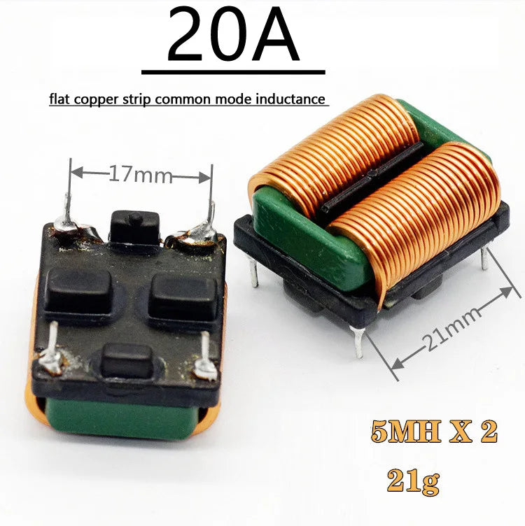2A 4A 15A 18A EMI Filter Inductor Common Mode Induction FOR AC DC EMI Power Filter Board Electromagnetic Interference