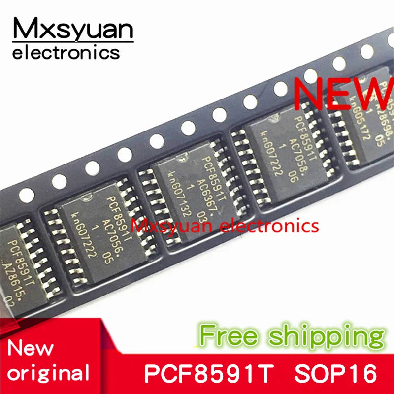 10pcs~50pcs/LOT 100% New original PCF8591T PCF8591T/2 PCF8591 SOP16