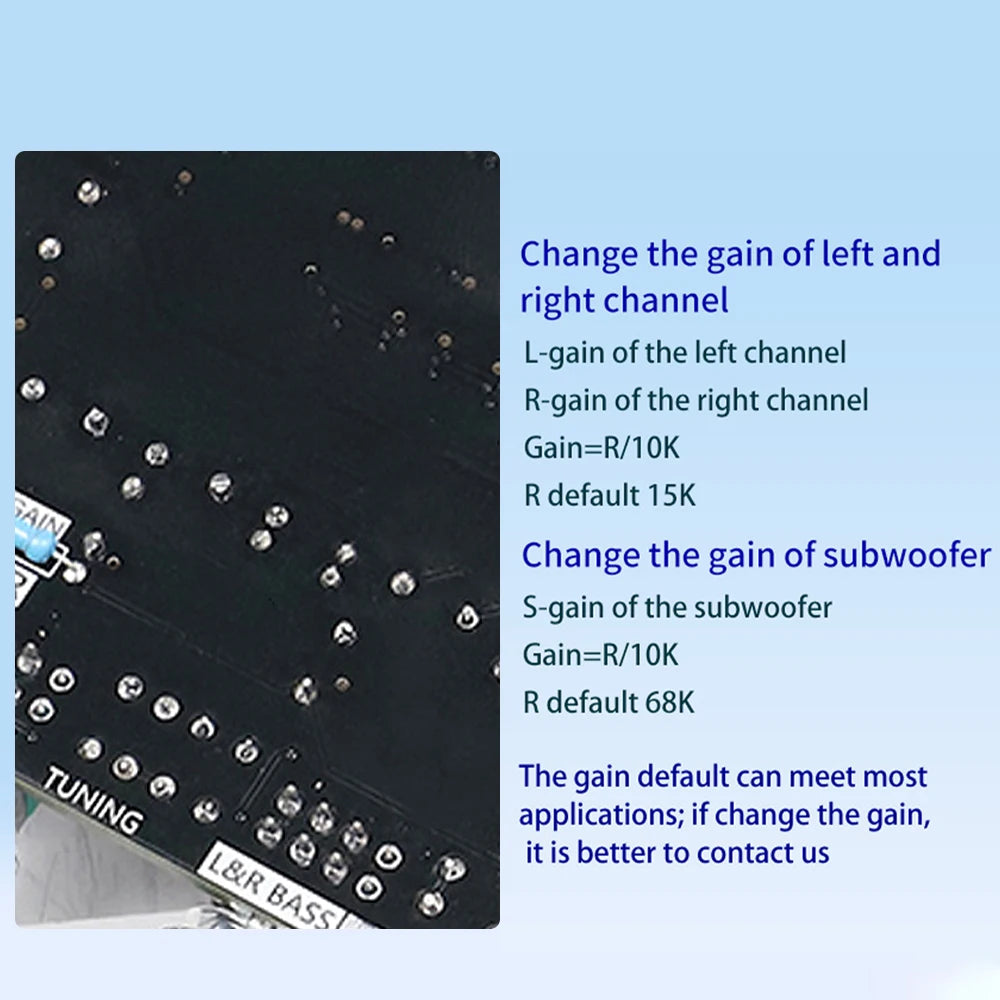 TPA3255 Class D Amplifier Bluetooth Audio Amplifier Board 300W*2+6000W 2.1 Channel 3D Surround Sound Subwoofer