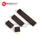 10pairs Male+Female 2.54mm PH5 Single Row Straight 1X2P/5P/6P/10P/15P/40P Short Version Rohs Goldplate PCB Pin Header Connector