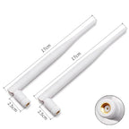 2pcs/Lot 2.4 G Wifi Bluetooth Antenna, High Gain Collapsible Plastic Rod Aerial SMA Pin/Hole, Plug And Play Fast and Convenient