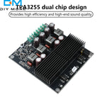 TPA3255 HIFI Dual Core Stereo Amplifier Board 2 Channel 600W+600W Class D Digital Power Amplifier TL072 OP AMP