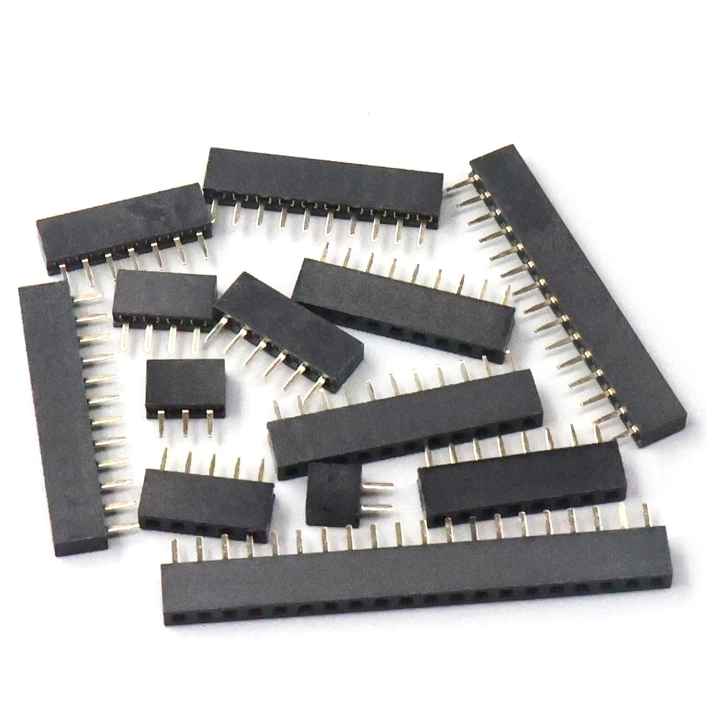 2.0mm Single Row Female 1x2/3/4/5/6/7/8/10/20/40 Pin Pin Header Connector 2mm Pitch Strip For Arduino PCB