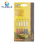 GBC European Automotive Fuse 5/8/10/16/30AMP 6mm Continental Car Blade Bakelite Auto Classic Ceramic Car Fuse Kit