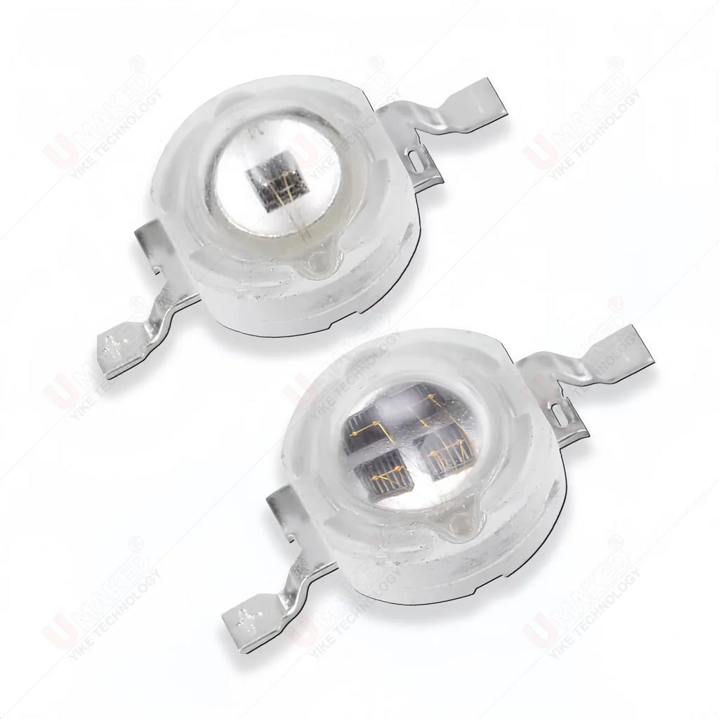 10pcs 3W 5W Chip Bead High-Power IR 730nm 850nm 940nm LED Bead Infrared Diode, LED SMD Chip for Night Camera DIY Bulb Spotlight