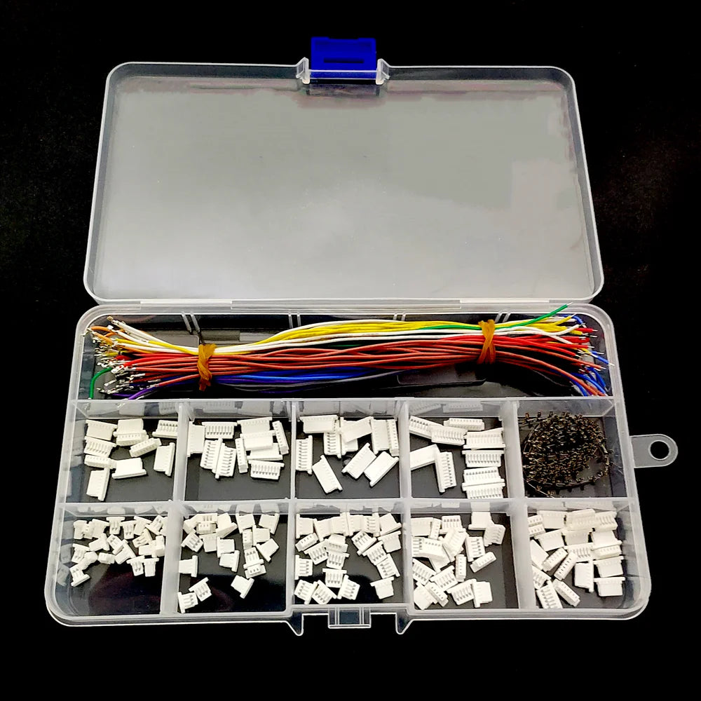 SH1.0 Connectors Single Head Pre-Crimped Silicone Cables with JST SH 1.0mm for FPV F405 Holybro Kakute H7 F7 T-Motor Velox F7