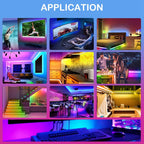 WS2812B USB LED Strip RGB Addressable Pixel Tape 14Keys Remote Controller For TV Back Under Cabinet Lamp DC5V 1m/2m/3m/4m/5m
