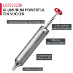 LUXIANZI Powerful Desoldering Pump Aluminum Suction Tin Gun Vacuum Soldering Iron Desolder Solder Sucker Pen Removal Hand Tools