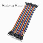 40PIN 10CM 15CM 20CM 30CM Dupont Line Male To Male Female To Male Female To Female Jumper Dupont Wire Cable For Arduino DIY KIT