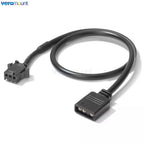 Motherboard 12V 4Pin RGB / 5V 3Pin ARGB to SM JST Female Male Conversion Adapter Cable 30cm for PC Computer LED Light Strip Line