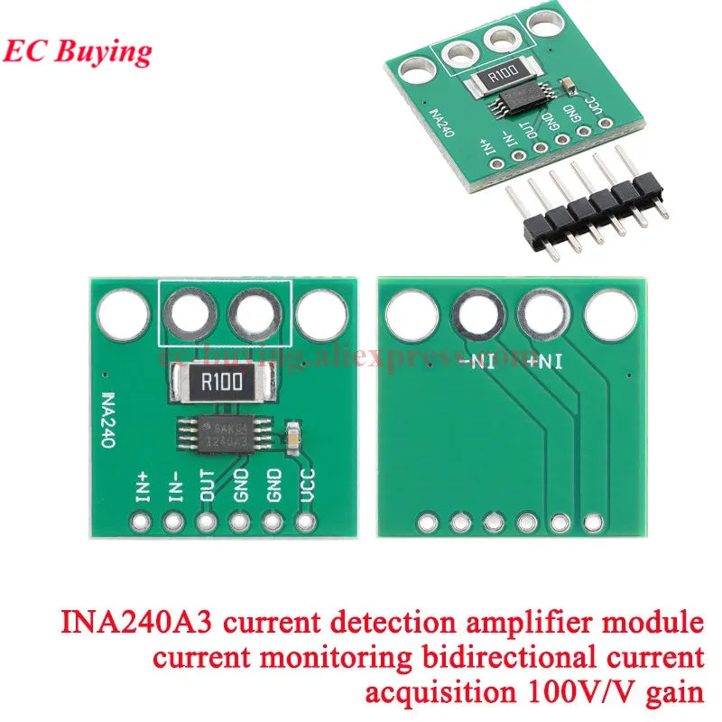 5Pcs/1pc GY-219 INA219 INA169 MAX471 INA226 INA231 INA3221 INA240 MAX4080 Current Sensor Module Power Breakout I2C For Arduino