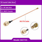 1PC UFL u.FL MHF Female to SMA Female Waterproof RF Coaxial Pigtail Adapter WIFI Antenna Extension Cable RG178