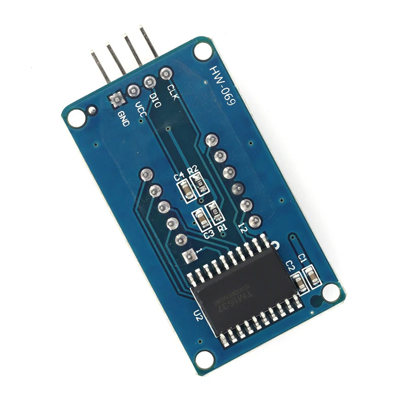 MGQH TM1637 4Bits / TM1638 / 74HC595 8 bit Digital LED Display Module 7 Segment 0.36Inch Clock RED Anode Tube Four Serial Driver
