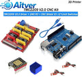 A4988 DRV8825 TMC2209 TMC2209 V20 Driver Kit with UNO R3 and CNC Shield V3 for CNC Machine and 3D Printer Optional Limit Switch
