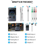 FNIRSI DSO-TC4/DSO-TC3  3 in 1 Digital Oscilloscope 10MHz 48Ms/s Transistor Tester Electronics Component Tester USB Charger Tool