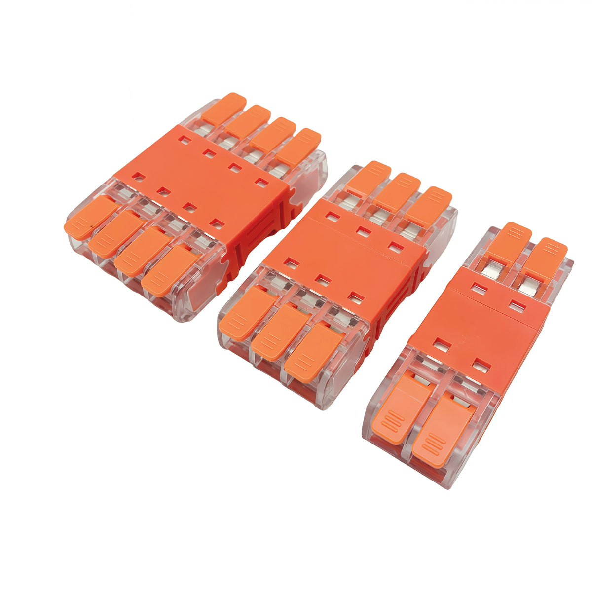 10Pcs CMK 64 Quick Lever Wire Connectors 2/3/4 In and 2/3/4 Out for Compact Plug Male Female Terminals Universal Blocks