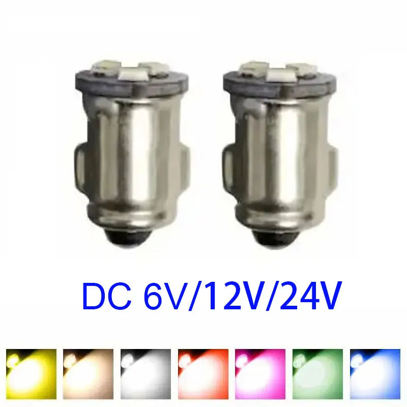 2x BA7S LED Car Interior Light T7 LLB281 GLB28 Dashboard Gauge Warning Switch Lamp DC 12V 6V 24V Auto Speedometer 3898 16037