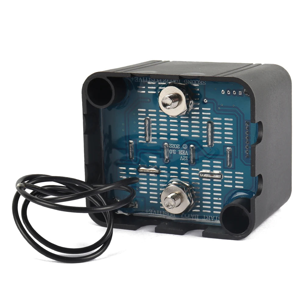 12V 140A Dual Battery Smart Isolator Display VSR Car Relay Voltage Setting Voltage Sensitive for Lithium & Lead-Acid Battery
