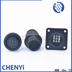 9 Pin Male Female Aviation Wiring Black Circular Connector Plug  with Pins 182663-1 182645-1 182922-1 183079-1