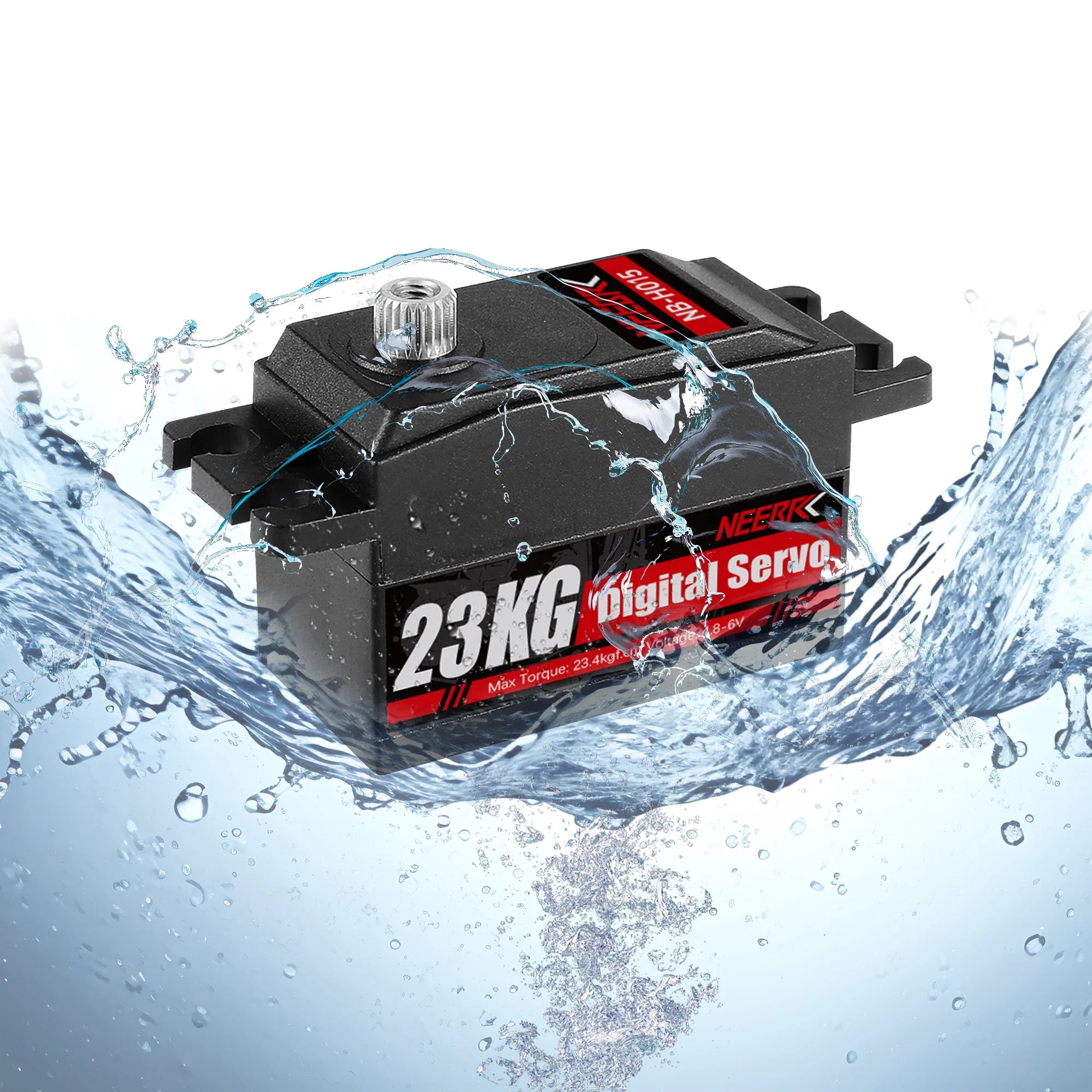 NEEBRC 23KG Low Profile Digital Servo High Torque Full Metal Gear for 1/8 1/10 RC Cars Axial Scx10 Crawler Plane Accessories
