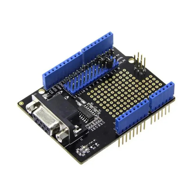 Seeed RS232 MAX3232 Shield MAX3232 RS232 To TTL Serial Port Converter Module Female DB9 Connector MAX232 Flashing Board