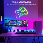 Bluetooth RGB Neon LED Strip 1-10m DC5V USB IP65 Waterproof Flexible Tape with App/Remote Control Music Sync for Home Decor