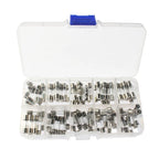 54/72/100/150/200PCS Fuse Assorted kit 5x20mm,6x30mm Quick Blow Glass Tube 0.2A-30A Blow Glass Fuse 10and 15Value electronics ﻿