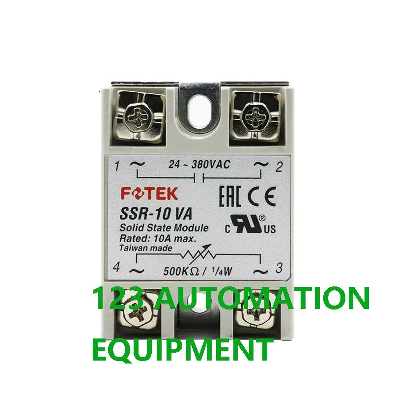 Authentic New FOTEK SSR-10VA 25VA 40VA 50VA 75VA  SSR-25VA-H 40VA-H 40VA-H Single Phase Solid State Relay SSR Triac Mini