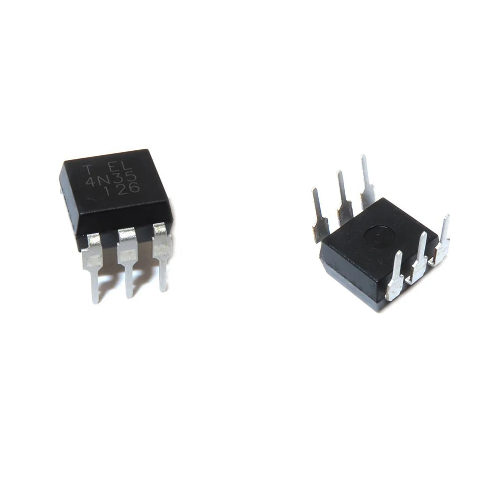 10PCS/LOT 4N35 EL4N35 In-Line Optocoupler DIP-6 New Good Quality Chipset