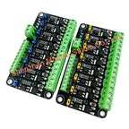8 Channel MOSFET Module Microcontroller PLC Amplification Field-effect Drive Tube Optocoupler Isolation PWM Control Light Switch