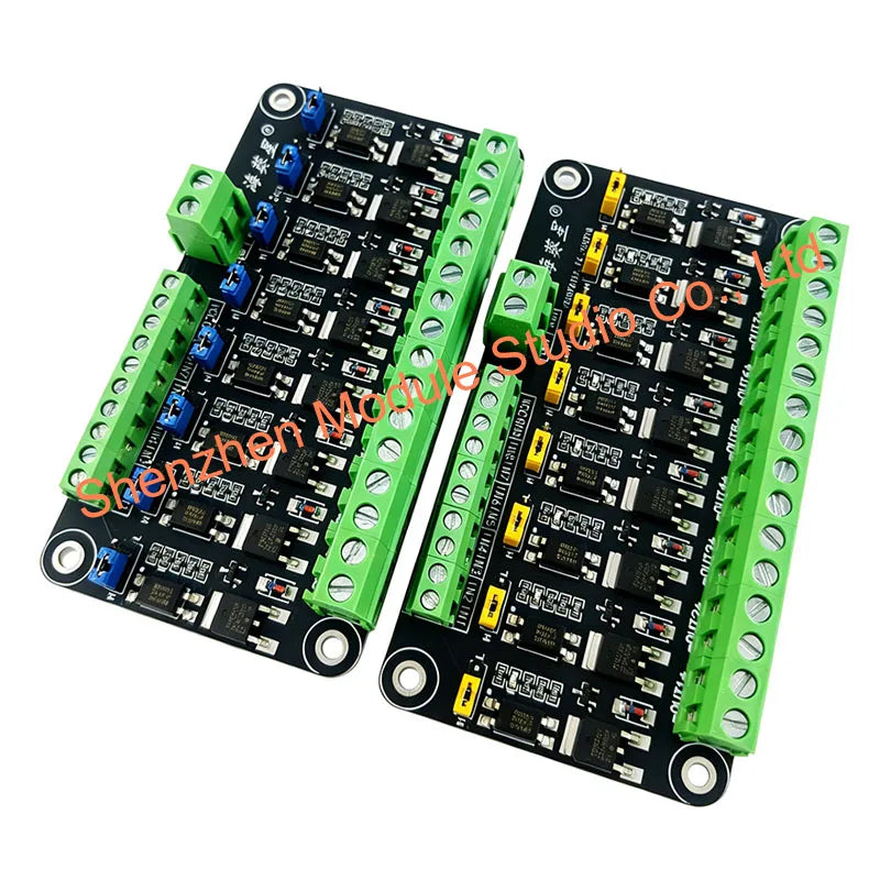 8 Channel MOSFET Module Microcontroller PLC Amplification Field-effect Drive Tube Optocoupler Isolation PWM Control Light Switch