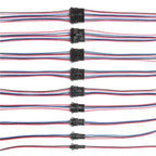 5/10 Pairs JST SM 2.54mm Pin Connector Set Male to Female Electrical Cable Wire Connector for DIY Projects 2P to 9P