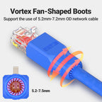 Hoolnx Tool Free RJ45 Connector, Tool Less UTP CAT6 CAT6A Field Termination Modular Plug for Solid Stranded Lan Ethernet Cable