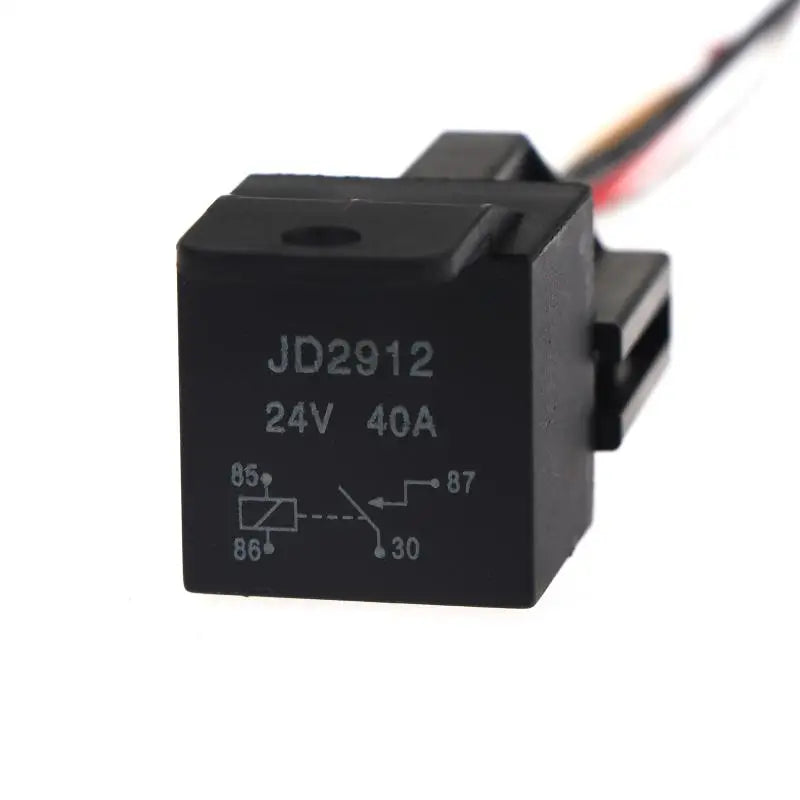 12/24/36/48/60/72V 4Pin 5Pin 40A Automotive Relay With Interlocking Socket Heavy Duty For Truck Car Van Moto Boat Relay
