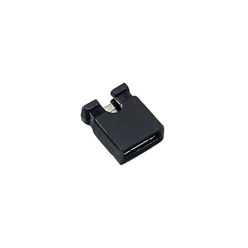 100PCS Jumper cap short circuit jumper cap spacing 1.27/2.0/2.54/5.08MM opening short circuit block pin header connection cap