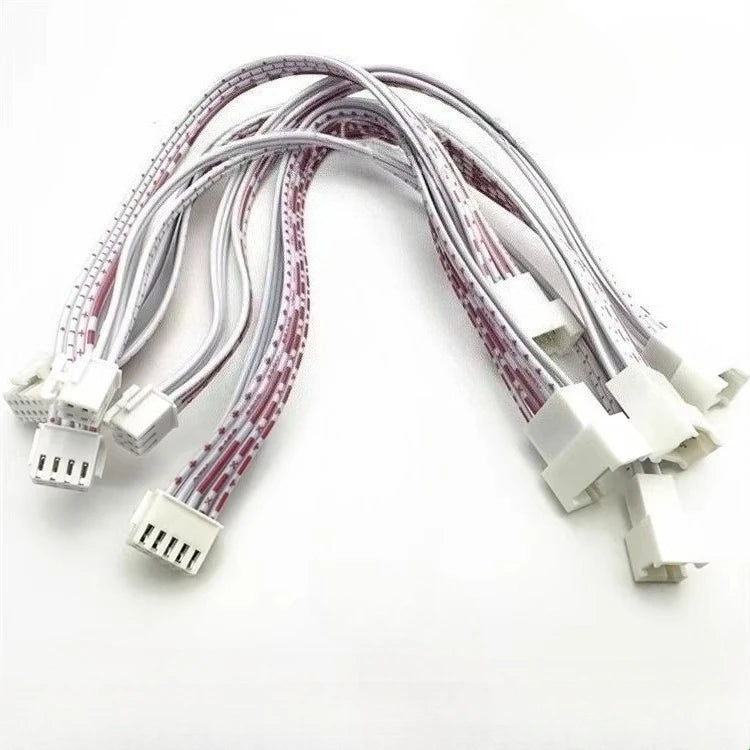 PHB 2.0mm Double Row With Lock Catch Wire Cable Connector 2x2P/3P/4P/5P/6P 20cm 26AWG male to Female Connector Terminal Cable