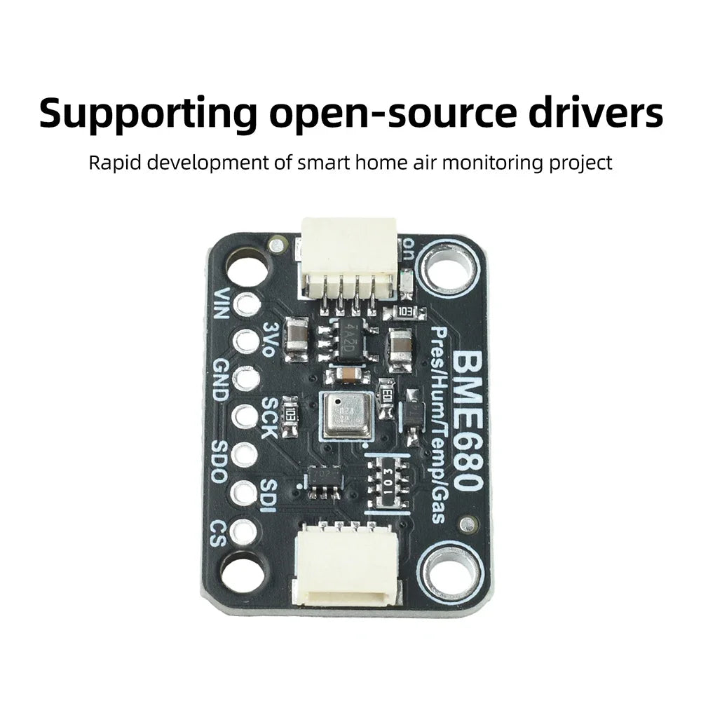 BME680 BME688 AI Air Quality Sensor Module with Temperature Humidity Pressure Detection Qwiic I2C Interface for IoT Smart Home
